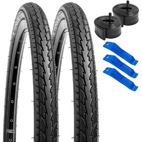 YUNSCM 20" Bike Tires 20x1.75/47-406 60TPI and 20" Bike Tubes Schrader Valve Compatible with 20 x 1.50 20 x 1.75 20 x 1.90 20 x 1.95 Bike Bicycle Tires and Tubes (Y-1151)