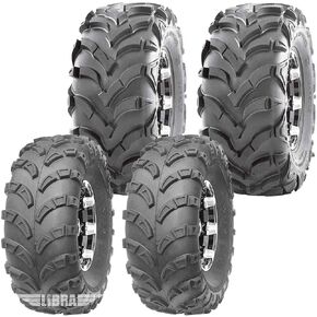 WANDA 96-99 Polaris Xpress 300 400L Full Set ATV tires 23x7-10 & 24x11-10 6PR