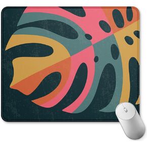 Scared Mouse Pad, Personalized Funny Mousepad, Durable Non-Slip Rubber Base Skeleton Computer Desk Mat for Home Game Office Essentials, 9.8x11.8 in