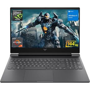 HP Newest Victus 16.1 Ryzen 7 RTX 4060 Gaming Laptop, 16.1" FHD 144Hz, AMD Ryzen 7 8845HS (Beats i7-1355U), NVIDIA GeForce RTX 4060, 16GB DDR5 RAM, 1TB SSD, RGB Backlit KB, Wi-Fi 6, Windows 11 Home