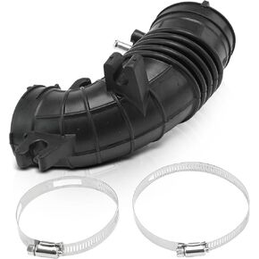 A-Premium Upper Engine Air Intake Hose Tube W/Clamps [fits DOHC, 4Cyl 2.4L] Compatible with Honda CR-V 2005-2006, Sport Utility 4-Door, Air Cleaner To Engine, Replace# 17228PNBJ00