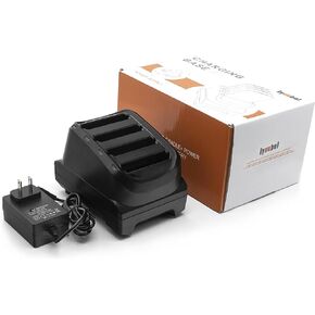 4-Slot Battery Charger for Zebra TC21 TC26 Handheld Android PDA Phone Barcode Scanner(SAC-TC2Y-4SCHG-01) 12V4A Includes Adapter & LED Charging Indicator