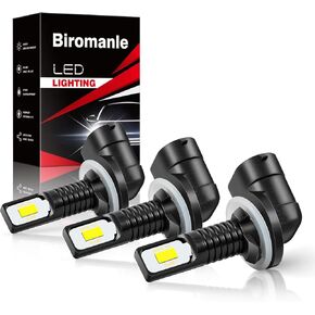 Compatible with Polaris Sportsman 570 550 500 450 400 700 800 850 ATV LED Light bulbs;881 862 889 894 896 Accessories Lamp,Brighter 12000LM 6000K White，Plug and Play (3 Pack)