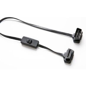 bbfly-A6 ODB II ODB2 Splitter Extension 16 Pin Extension Cable Adapter (with Switch)