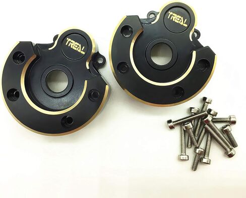Treal Brass Heavy Weight Outer Portal Housing 62g(2pcs) for Redcat GEN8 Scout II (Black) in Saudi Arabia