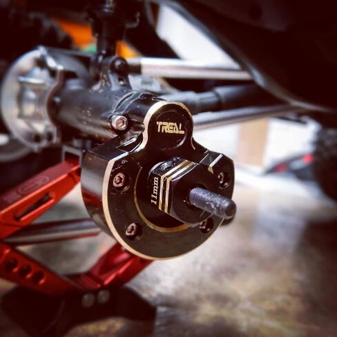 Treal Brass Heavy Weight Outer Portal Housing 62g(2pcs) for Redcat GEN8 Scout II (Black) in Saudi Arabia