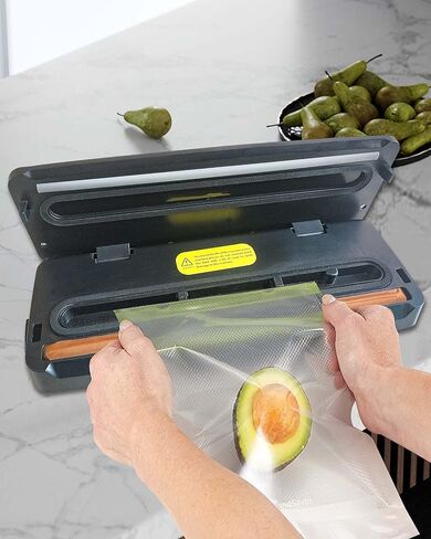 ماكينة تفريغ الهواء الكهربائية، ماكينة غلق الهواء بالحرارة الجافة والرطبة الأوتوماتيكية من بيلديك، نظام إغلاق الهواء بتصميم مدمج مع شفط قوي، ماكينة تفريغ الهواء المحمولة مع 10 أكياس in Kuwait