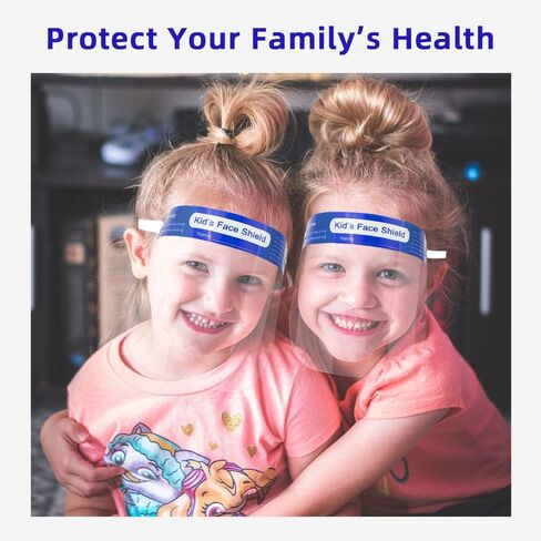 10 PCS Kids Face Shield Safety Protective Face Shield for Boys & Girls Anti fog Visor & Confort Sponge in Saudi Arabia