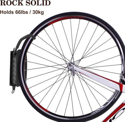 Swivel Bike Wall Mount Bike Rack Garage Bike Wall Hanger Bike Hooks for Garage Wall Vertical Bike Rack Bicycle Storage Rack for Garage Bike Hook for Indoor in Saudi Arabia