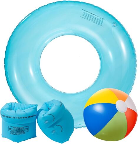 30" Pool Swim Tubes Rings, Inflatable Pool Floats, Swim Tube Raft, Pool Toys Floats for Adults Kids in Saudi Arabia