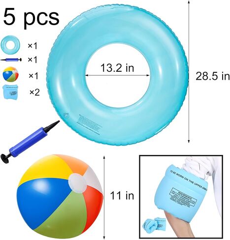 30" Pool Swim Tubes Rings, Inflatable Pool Floats, Swim Tube Raft, Pool Toys Floats for Adults Kids in Saudi Arabia