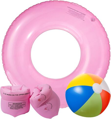 30" Pool Swim Tubes Rings, Inflatable Pool Floats, Swim Tube Raft, Pool Toys Floats for Adults Kids in Saudi Arabia