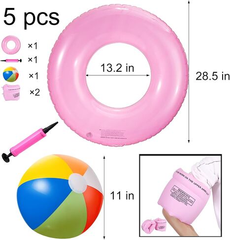 30" Pool Swim Tubes Rings, Inflatable Pool Floats, Swim Tube Raft, Pool Toys Floats for Adults Kids in Saudi Arabia