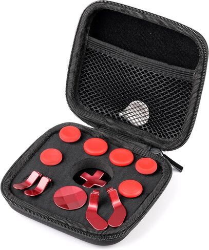 Lierhyt Elite Series 2 Accessories,Gaming Metal Replacement Kit,Includes 4 Elite 2 Controller Paddles,6 Swap Joysticks,2 D-Pads,1 Adjustment Tool and Button Organizer (Blue) in Kuwait