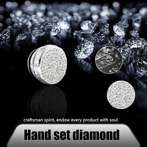1 PC Bling Car Cigarette Lighter Cover, Metal Cigarette Lighter Plug Waterproof Dustproof Cover, Crystal Diamond Decorated Cigarette Lighter Socket Cover, Universal Accessory for Cars (Black) in Saudi Arabia