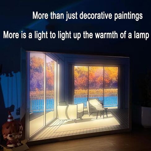 ديكور لوحة الإضاءة، إطار صورة ظل الشمس المشرقة لغرفة المعيشة وغرفة الدراسة ديكور جداري فني (جرو يتشمس في الشمس، 8.5 × 6.5 بوصة) in Kuwait