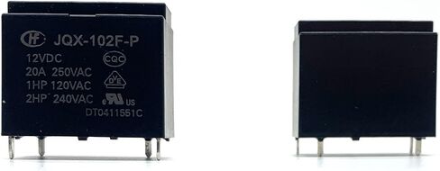 2 قطعة JQX-102F-P 12VDC 4 دبابيس مرحل الطاقة 20A 250VAC مكيف الهواء سخان المياه مرحل الطاقة in Kuwait