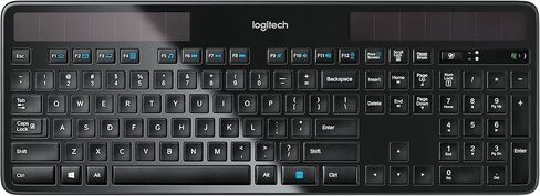 Logitech Solar Wireless Keyboard. K750 WIRELESS SOLAR KEYBOARD 2.4GHZ KEYB. USB - Black - English (Canada) - Pack of 1 (Renewed) in Saudi Arabia