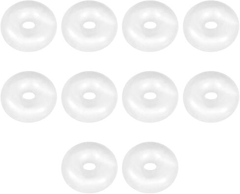 حلقة دائرية من السيليكون من uxcell، 16 مم OD، معرف 12 مم، عرض 2 مم، حشية حلقات ختم VMQ، أبيض، عبوة من 10 قطع in Kuwait