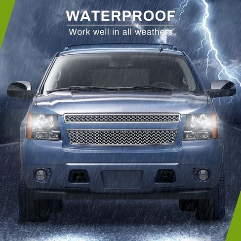 مجموعة المصابيح الأمامية لجهاز العرض AUTOSAVER88 LED متوافقة مع شاحنة بيك اب تشيفي أفالانش 2007-2013 07-14 تشيفي سوبربان/تاهو لاستبدال شاحنة بيك اب SUV الإسكان الأسود in Saudi Arabia