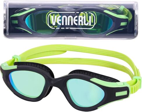 VENNERLI Swimming Goggles No Leaking Anti-fog UV Protection Wide View Swim Goggles for Adult Men Women Youth Junior in Saudi Arabia