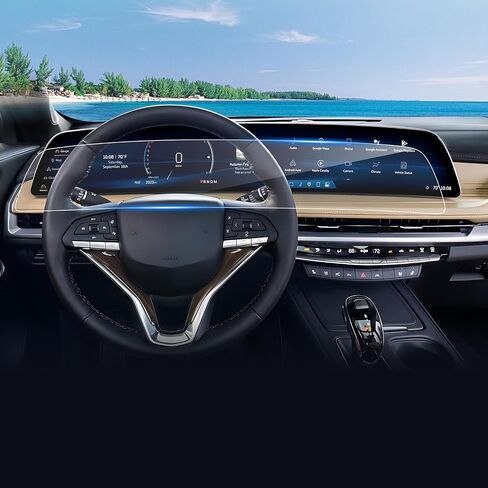 2019-2023 Cadillac XT4 Screen Protector, for 2020-2024 Cadillac CT4 Screen Protector, 8-inch Touch Screen 9H Tempered Glass 2022 2023 XT4 CT4 Accessories HD transparent protective film 8" in Saudi Arabia