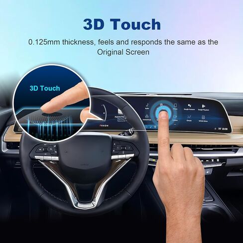 2019-2023 Cadillac XT4 Screen Protector, for 2020-2024 Cadillac CT4 Screen Protector, 8-inch Touch Screen 9H Tempered Glass 2022 2023 XT4 CT4 Accessories HD transparent protective film 8" in Saudi Arabia