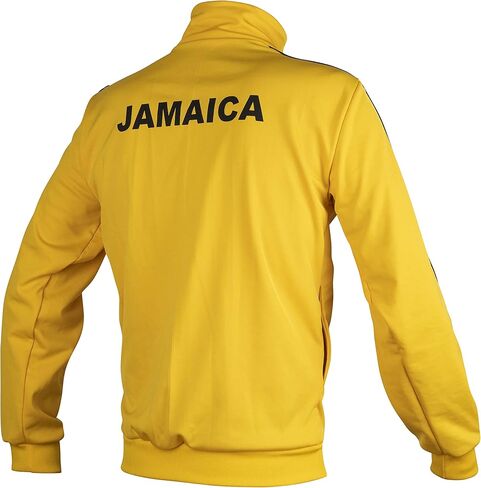 Jamaica Flag Yellow Capoeira Zip Up Jacket Track suit Jumper Unisex’s Top Sweatshirt in Saudi Arabia