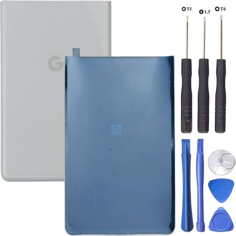 بديل الزجاج الخلفي لهاتف Google Pixel 7 Pro 5G غطاء خلفي زجاجي للباب مع شريط مثبت مسبقًا + أدوات (ثلج) in Saudi Arabia