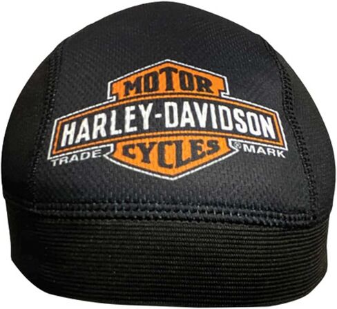 قبعة Harley-Davidson للرجال من البوليستر بشعار Gated Bar & Shield - أسود in Kuwait