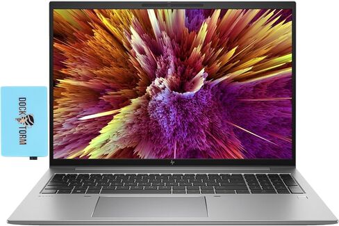 HP ZBook Firefly 16 Business Laptop 16.0" WUXGA (1920x1200) (12-Core Intel i7-1360P، 64GB DDR5، 2TB PCIe SSD، Backlit KYB، بصمة الإصبع، 2 Thunderbolt 4، WiFi 6E، BT 5.3، Win 11 Pro) w/DKZ مَركَز in Saudi Arabia