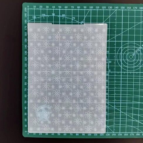 1PC Flower Leaves Background Embossing Folder for Card Making Floral DIY Plastic Scrapbooking Photo Album Card Paper DIY Craft Decoration Template Mold in Saudi Arabia
