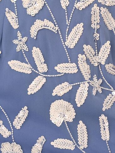 Adrianna Papell Women's Beaded Mesh Dress in Saudi Arabia