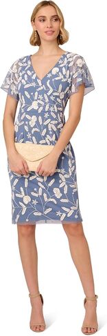 Adrianna Papell Women's Beaded Mesh Dress in Saudi Arabia