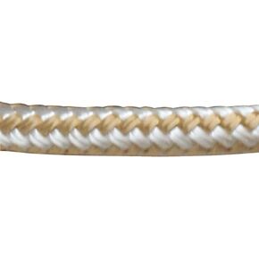 Sea Dog 302112015G/W-1 Double Braided Nylon Dock Line, 1/2" x 15' / Gold/White