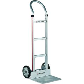 Magliner HMK111K11 Aluminum Hand Truck, Horizontal Loop Handle, 16" x 12" Extruded Aluminum Nose Plate, 500 lb Capacity