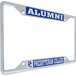 Desert Cactus Presbyterian College License Plate Frame Blue Hose Car Tag Holder for Front or Back of Car Officially Licensed Metal (Alumni)