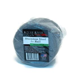 434 Stainless Steel Wool (1lb Roll/Reel) - by Rogue River Tools. FINE Grade! - Made in USA, Oil Free, Won’t Rust. CHOOSE FROM ALL GRADES!