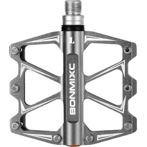 Mountain Bike Pedals 9/16" Alloy Lightweight MTB Pedals Sealed Bearing Flat Road Pedals