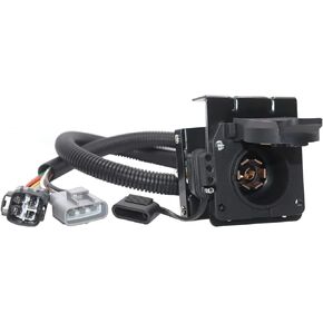 Multi-Tow 7 RV Blade and 4 Way Flat Trailer Connector Custom Fit Vehicle Wiring Harness Fits for 2010-2014 Toyota 4Runner / Lexus GX 460 with Factory Tow Package