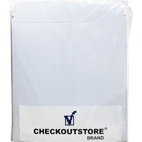 ورق مقوى أبيض مقاس 13.5 × 13.5 بوصة رسائل بريدية مسطحة ذاتية الغلق مع غطاء لأغطية ألبوم تسجيل الفينيل LP مقاس 12 بوصة (عبوة من 10 قطع) in Kuwait