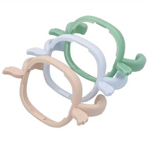 Pack of 3, Square Bottle Handles Grips Compatible for Hegen Baby Bottles