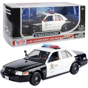 Motormax 2010 Ford Crown Victoria Police Interceptor LAPD Los Angeles Police Department 1/24 Diecast Model 76946 by All Star Toys
