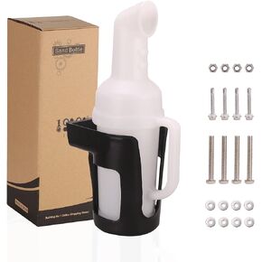 10L0L 2024 Newest Golf Cart Sand Bottle for Yamaha EZGO Club Car with Grip Hand Design, Divot Filler Sand Bottle Assembly with Rattle Proof Holder
