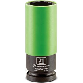 Powerbuilt 21mm Zeon Lug Nut Socket Set for Damaged Lug Nuts - 941435M