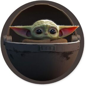 Baby Yoda Mouse Pad, Non-Slip Rubber Gaming Mouse Pad, Office Round Mouse Pad