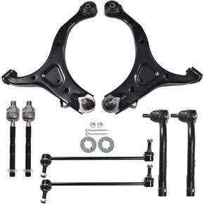 labwork 8Pc Front Suspension Kit Front Lower Control Arms Replacement for Hyundai Santa