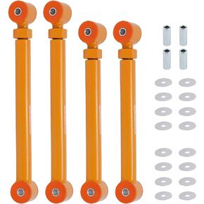 maXpeedingrods Front Control Arms for Dodge Ram 1500 2500 3500 1994-2009 with 0-6" Lifts, Adjustable Control Arm Kit w/Poly Bushings