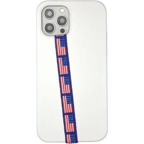Full-Hand Elastic Phone Strap/Grip, for Comfort & Convenience, Multi-Position Adjustable with Easy On/Off Secure Authentic Hook & Loop Closures, Flexible, No Adhesives, (It's Coffee Time)
