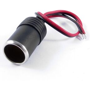 uxcell Car Charger Female Cigarette Lighter Socket Plug Adapter with 26cm Cable